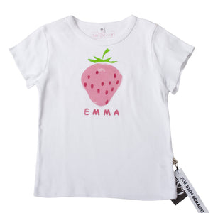 Shirt "Erdbeere und Name"